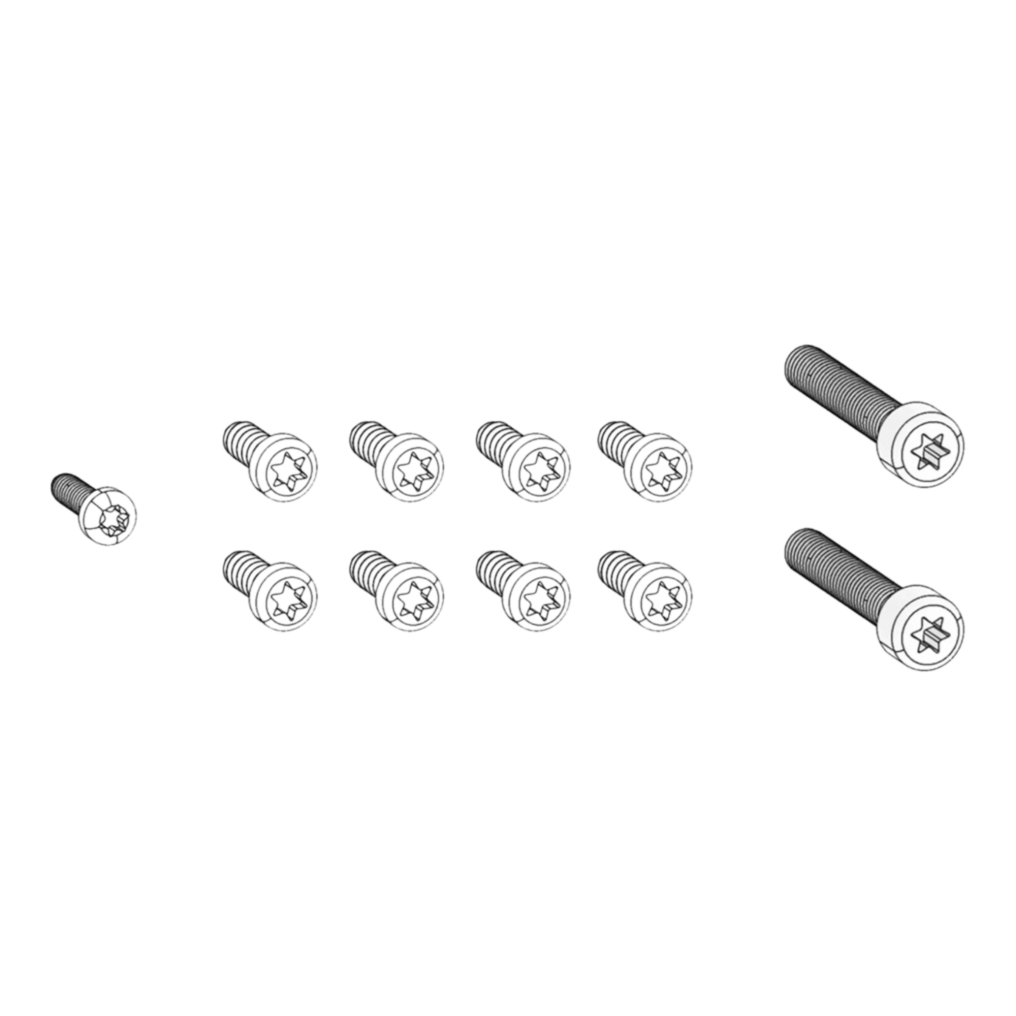 834/18 11 shell screws